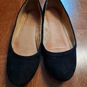 Naturalizer black suede ballet flats